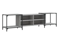 Clearance Móvel de TV 203x37x50 cm derivados de madeira sonoma PT287750 Cinzento