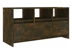 Móvel De Tv|vidaxl Móvel de TV 102x37,5x52,5 cm derivados madeira carvalho fumado Castanho