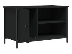 Móvel De Tv| Móvel de TV 80x40x50 cm derivados de madeira PT646848 Preto