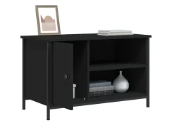Móvel De Tv| Móvel de TV 80x40x50 cm derivados de madeira PT646848 Preto