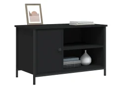 Móvel De Tv| Móvel de TV 80x40x50 cm derivados de madeira PT646848 Preto