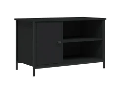 Móvel De Tv| Móvel de TV 80x40x50 cm derivados de madeira PT646848 Preto