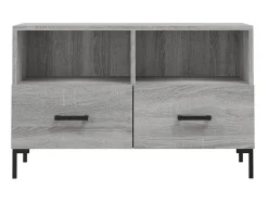 Móvel de TV 80x36x50 cm derivados de madeira sonoma PT779624^ Móvel De Tv