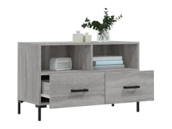 Móvel de TV 80x36x50 cm derivados de madeira sonoma PT779624^ Móvel De Tv