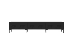Móvel De Tv* Móvel de TV 80x36x50 cm derivados de madeira PT673748 Preto