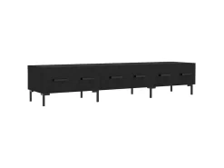 Móvel De Tv* Móvel de TV 80x36x50 cm derivados de madeira PT673748 Preto