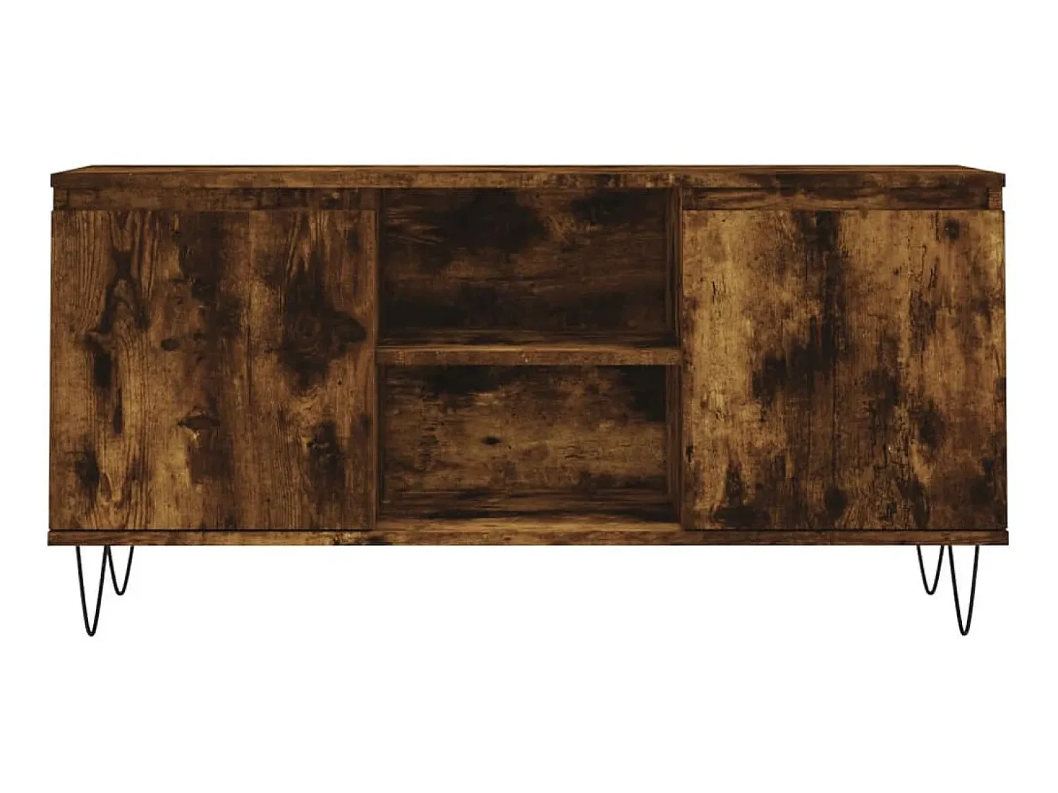Móvel de TV 104x35x50 cm derivados de madeira carvalho fumado PT824835^ Móvel De Tv
