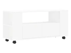Móvel De Tv| Móvel de TV 102x34,5x43 cm derivados de madeira PT837145 Branco