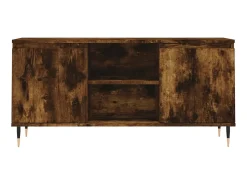 Móvel de TV 104x35x50 cm derivados de madeira carvalho fumado PT167291^ Móvel De Tv