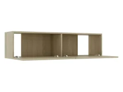 Móvel De Tv| Móvel de TV 120x30x30 cm derivados de madeira carvalho sonoma PT541309 Castanho