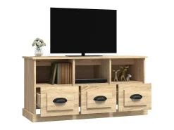 Móvel De Tv* Móvel de TV 100x35x50 cm derivados de madeira carvalho sonoma PT525635 Castanho