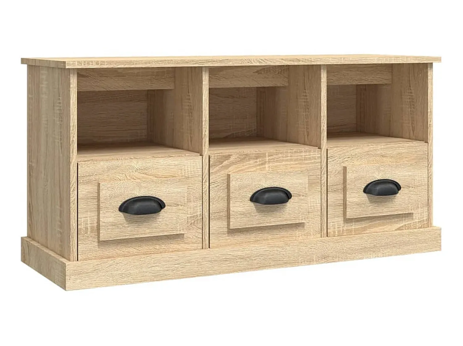 Móvel De Tv* Móvel de TV 100x35x50 cm derivados de madeira carvalho sonoma PT525635 Castanho