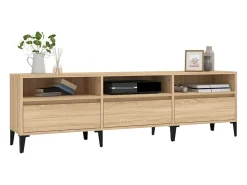 vidaxl Móvel de TV 150x30x44,5 cm derivados de madeira carvalho sonoma^ Móvel De Tv