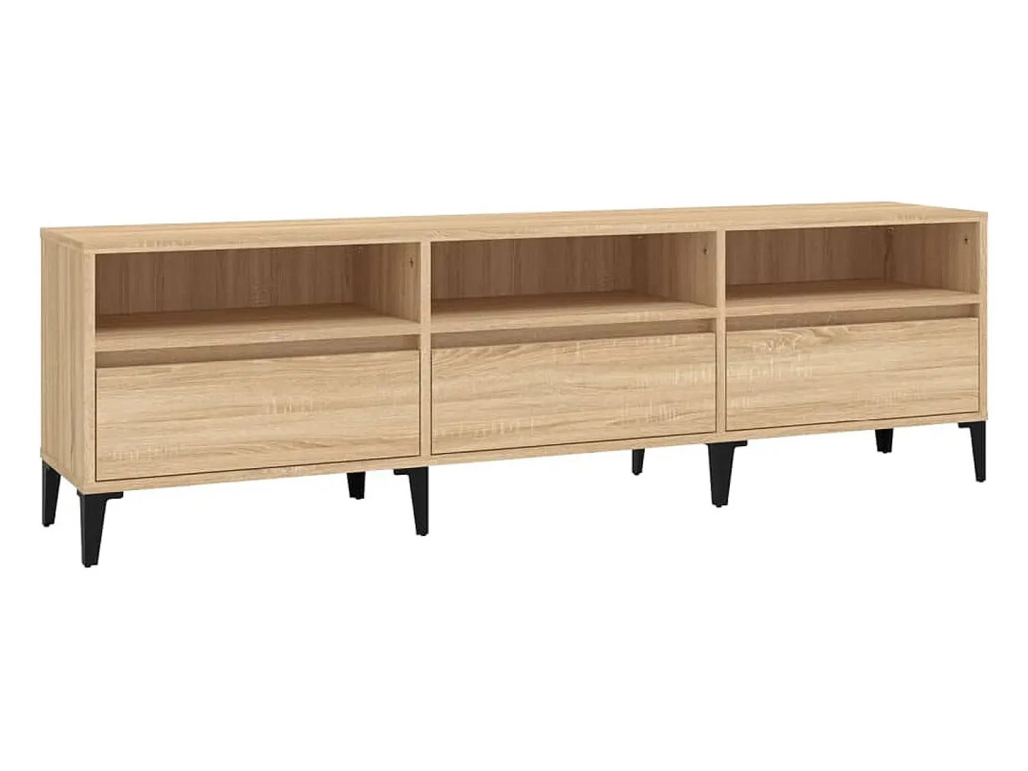 vidaxl Móvel de TV 150x30x44,5 cm derivados de madeira carvalho sonoma^ Móvel De Tv