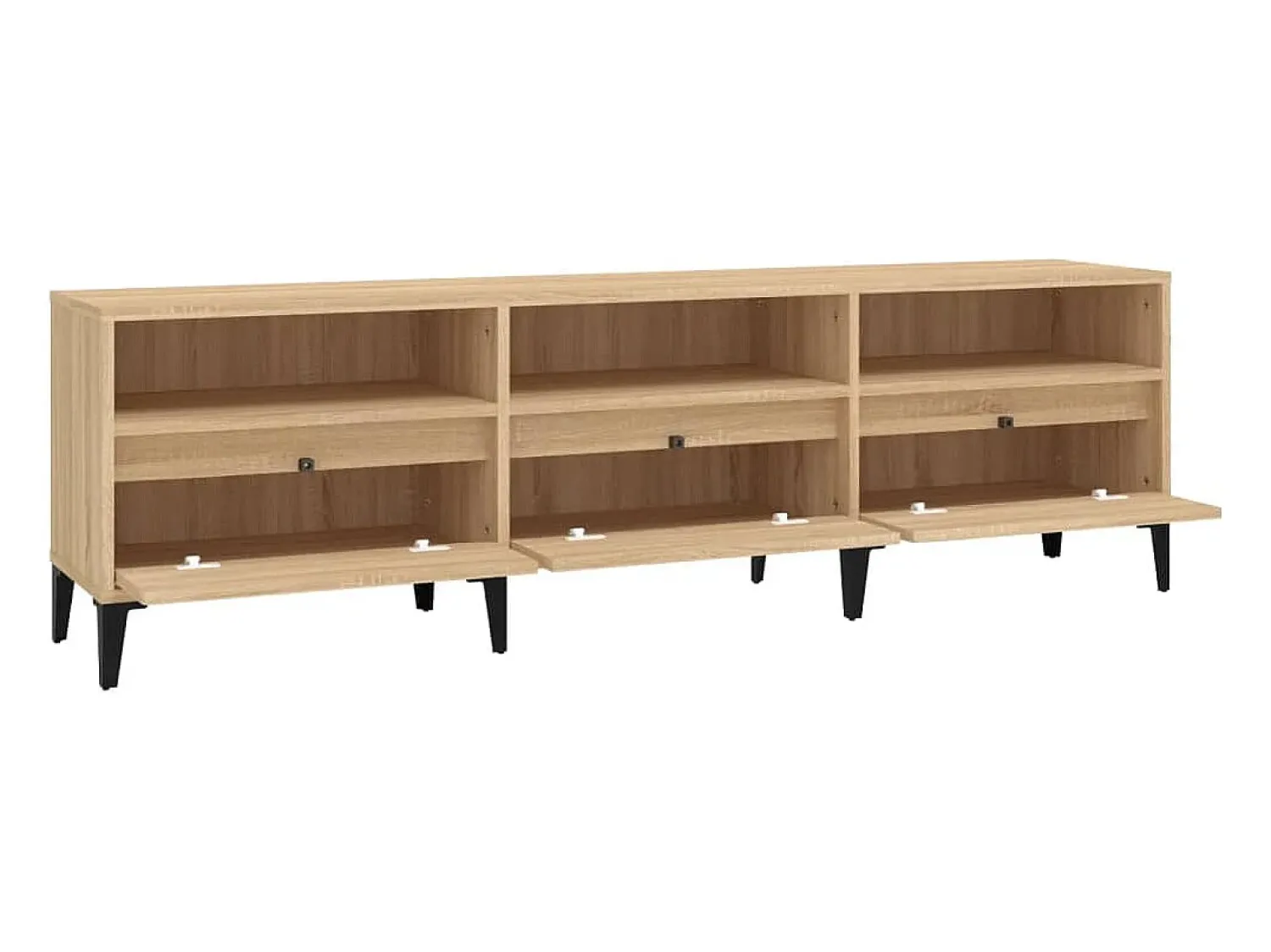 vidaxl Móvel de TV 150x30x44,5 cm derivados de madeira carvalho sonoma^ Móvel De Tv