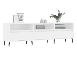 Móvel De Tv* Móvel de TV 150x30x44,5 cm derivados de madeira PT338940 Branco