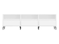 Móvel De Tv* Móvel de TV 150x30x44,5 cm derivados de madeira PT338940 Branco