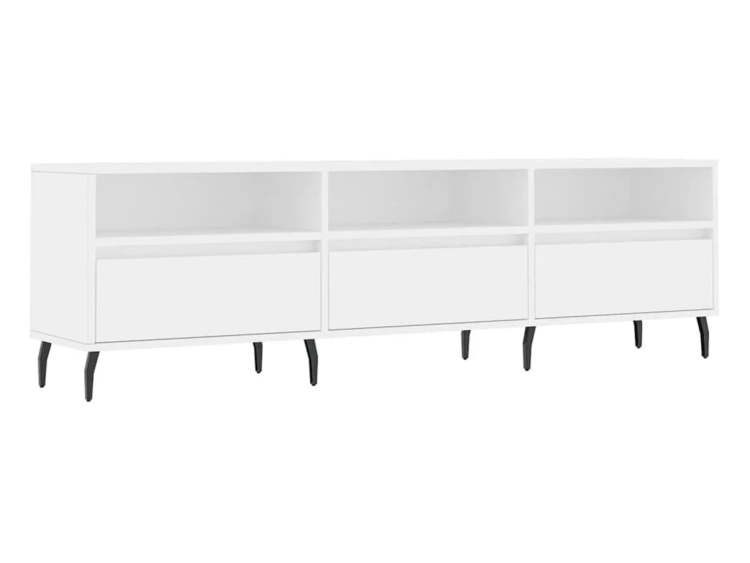 Móvel De Tv* Móvel de TV 150x30x44,5 cm derivados de madeira PT338940 Branco