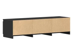 Outlet vidaxl Móvel de TV 140x40x35,5 cm derivados de madeira preto Branco