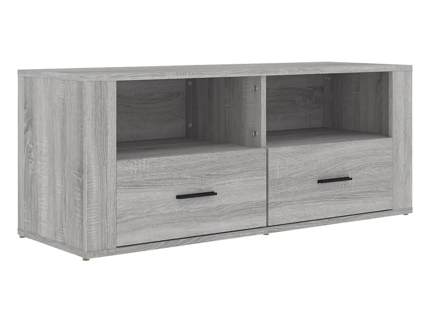 Móvel De Tv| Móvel de TV 100x35x40 cm derivados de madeira sonoma PT282520 Cinzento