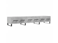 Móvel De Tv* Móvel de TV 150x36x30 cm derivados de madeira cimento PT163229 Cinzento
