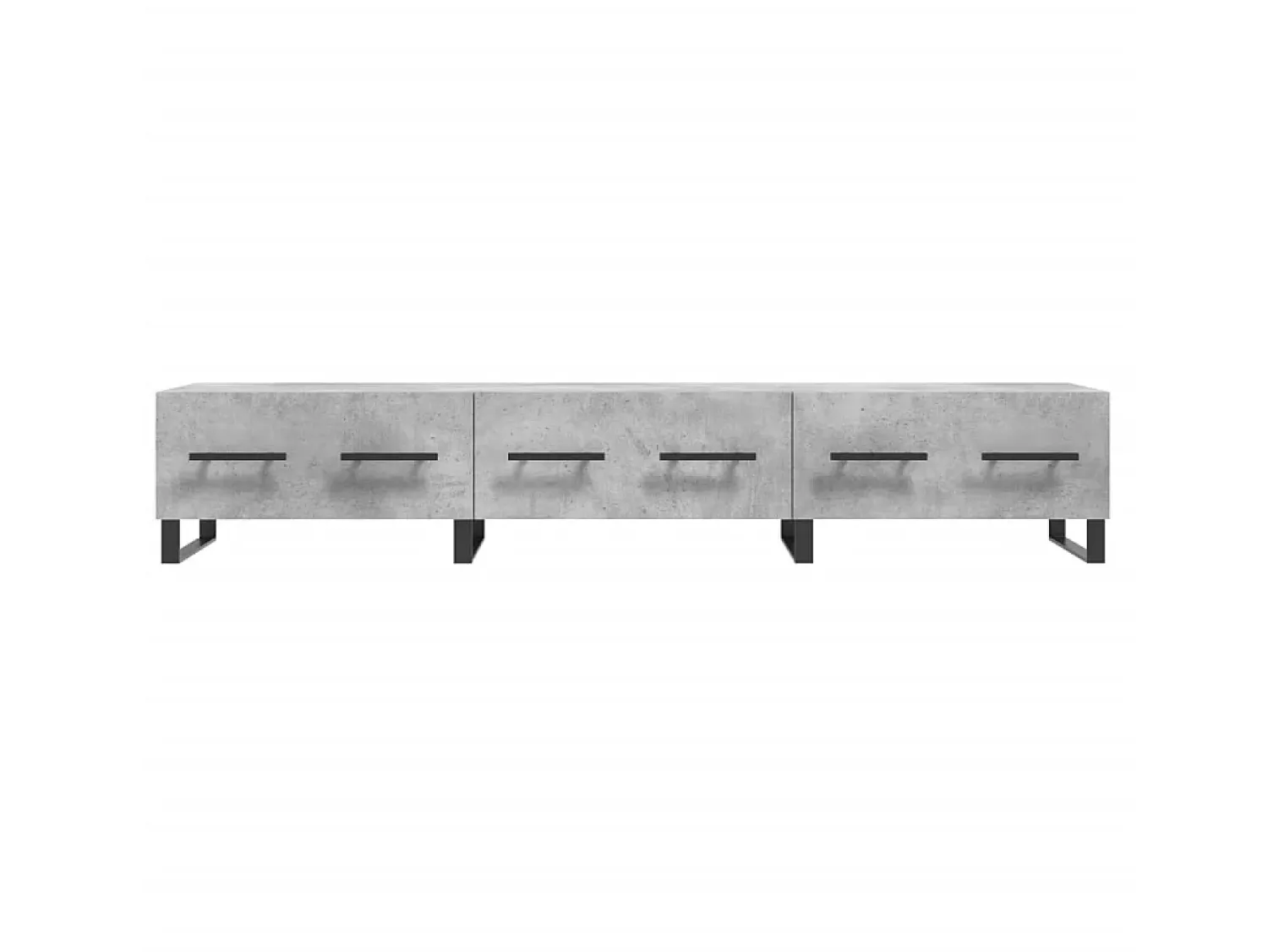 Móvel De Tv* Móvel de TV 150x36x30 cm derivados de madeira cimento PT163229 Cinzento