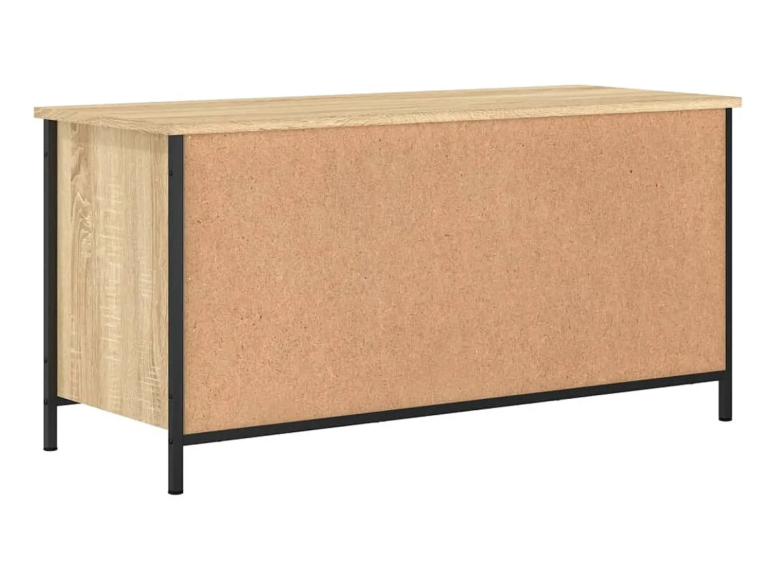Online vidaxl Móvel de TV 100x40x50 cm derivados de madeira carvalho sonoma Castanho