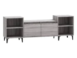 Móvel De Tv* Móvel de TV 160x35x55 cm derivados de madeira sonoma PT778907 Cinzento