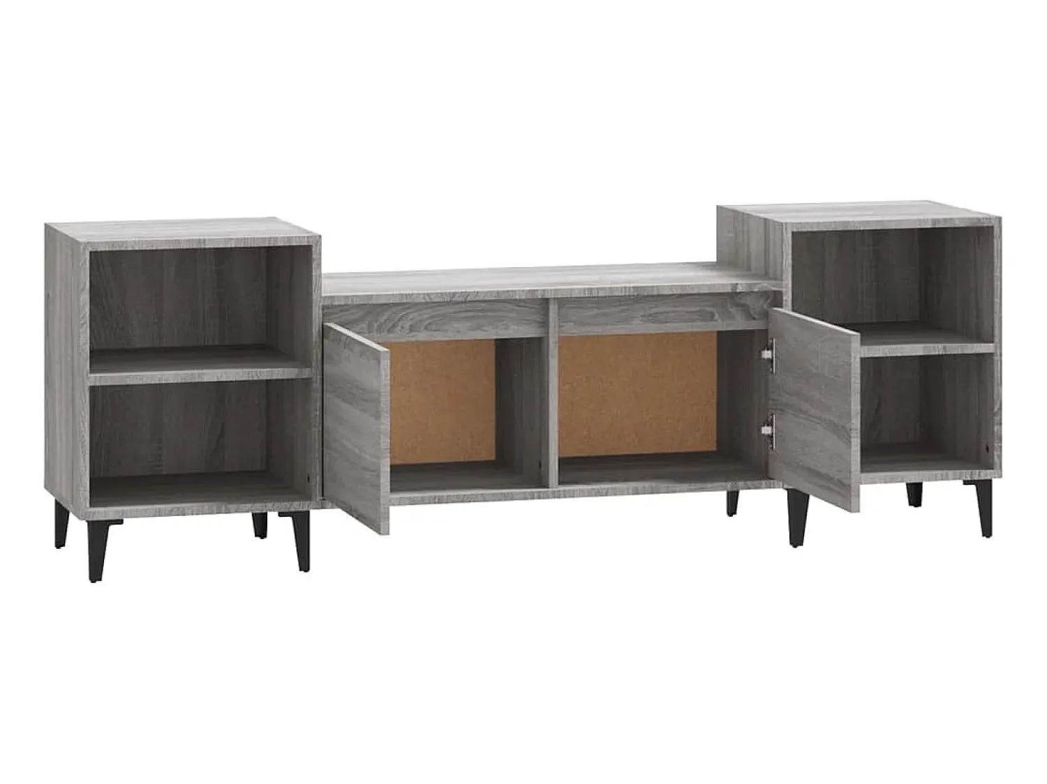 Móvel De Tv* Móvel de TV 160x35x55 cm derivados de madeira sonoma PT778907 Cinzento