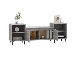 Móvel De Tv* Móvel de TV 160x35x55 cm derivados de madeira sonoma PT778907 Cinzento