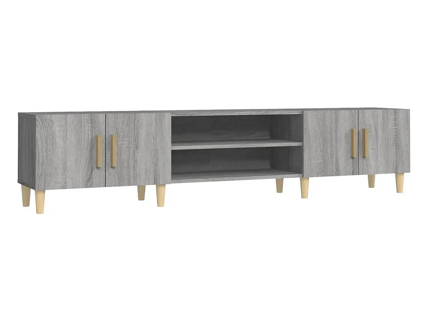 Discount Móvel de TV 180x31,5x40 cm derivados de madeira cinza sonoma PT332045 Cinzento