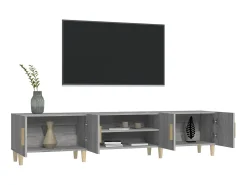 Discount Móvel de TV 180x31,5x40 cm derivados de madeira cinza sonoma PT332045 Cinzento