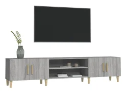 Discount Móvel de TV 180x31,5x40 cm derivados de madeira cinza sonoma PT332045 Cinzento