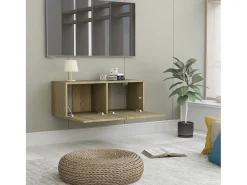 Móvel De Tv| Móvel de TV 80x30x30 cm derivados de madeira carvalho sonoma PT474476 Castanho