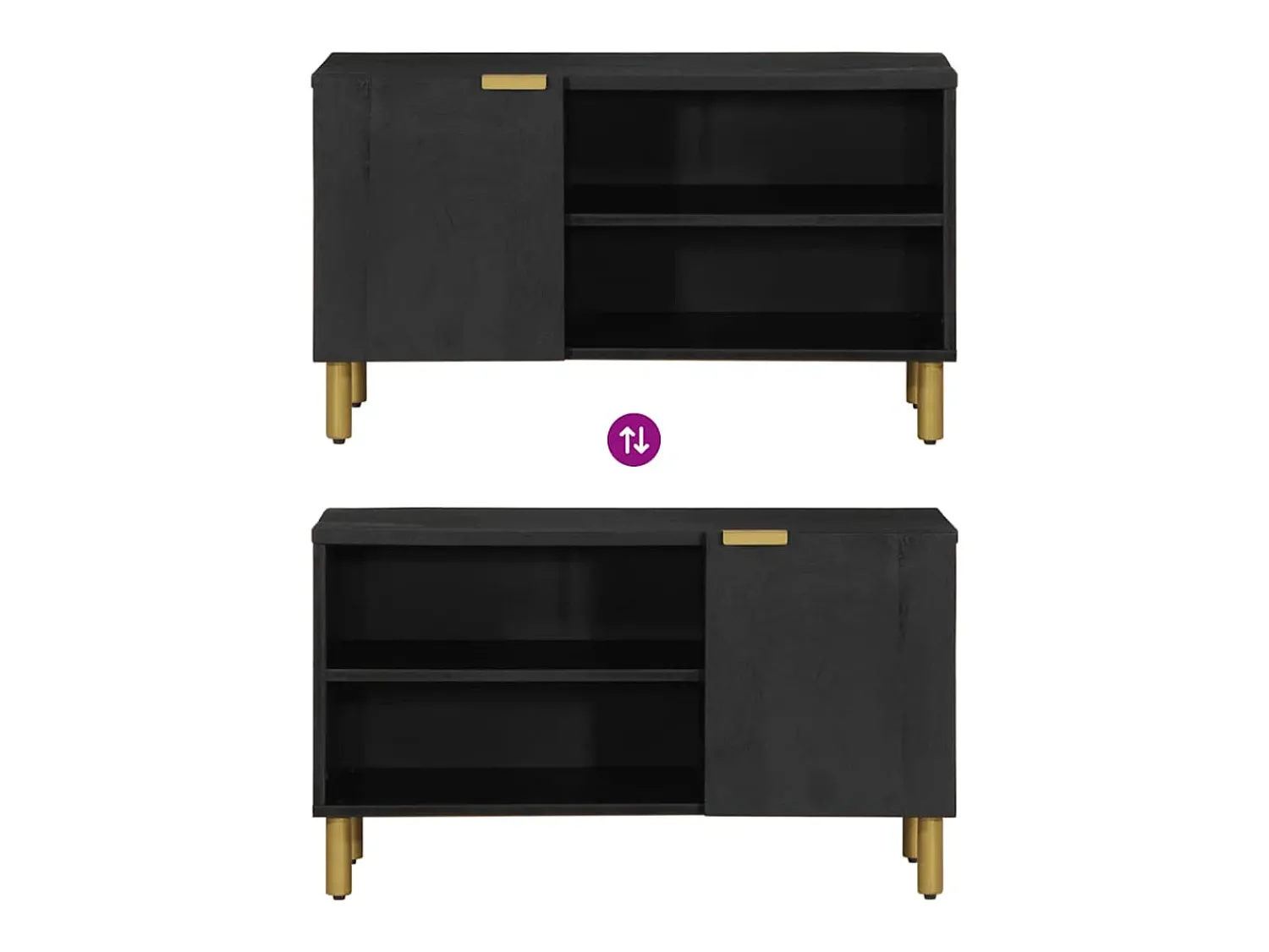 vidaxl Móvel de TV 80x33x46 cm derivados de madeira^ Móvel De Tv