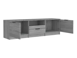 Móvel De Tv* Móvel de TV 140x35x40 cm derivados de madeira sonoma PT476528 Cinzento