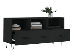 Móvel De Tv* Móvel de TV 102x36x50 cm derivados de madeira PT836668 Preto