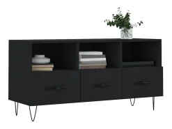 Móvel De Tv* Móvel de TV 102x36x50 cm derivados de madeira PT836668 Preto