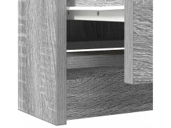 Discount vidaxl Móvel de TV 40x35x54 cm derivados de madeira sonoma Cinzento