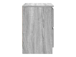 Discount vidaxl Móvel de TV 40x35x54 cm derivados de madeira sonoma Cinzento
