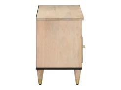 Móvel De Tv| Móvel de TV 100x33x46 cm madeira de mangueira maciça PT702136 Castanho