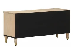 Móvel De Tv| Móvel de TV 100x33x46 cm madeira de mangueira maciça PT702136 Castanho