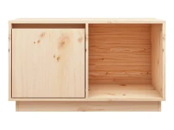 Móvel De Tv* Móvel de TV 74x35x44 cm madeira de pinho maciça PT602303 Castanho