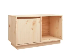 Móvel De Tv* Móvel de TV 74x35x44 cm madeira de pinho maciça PT602303 Castanho