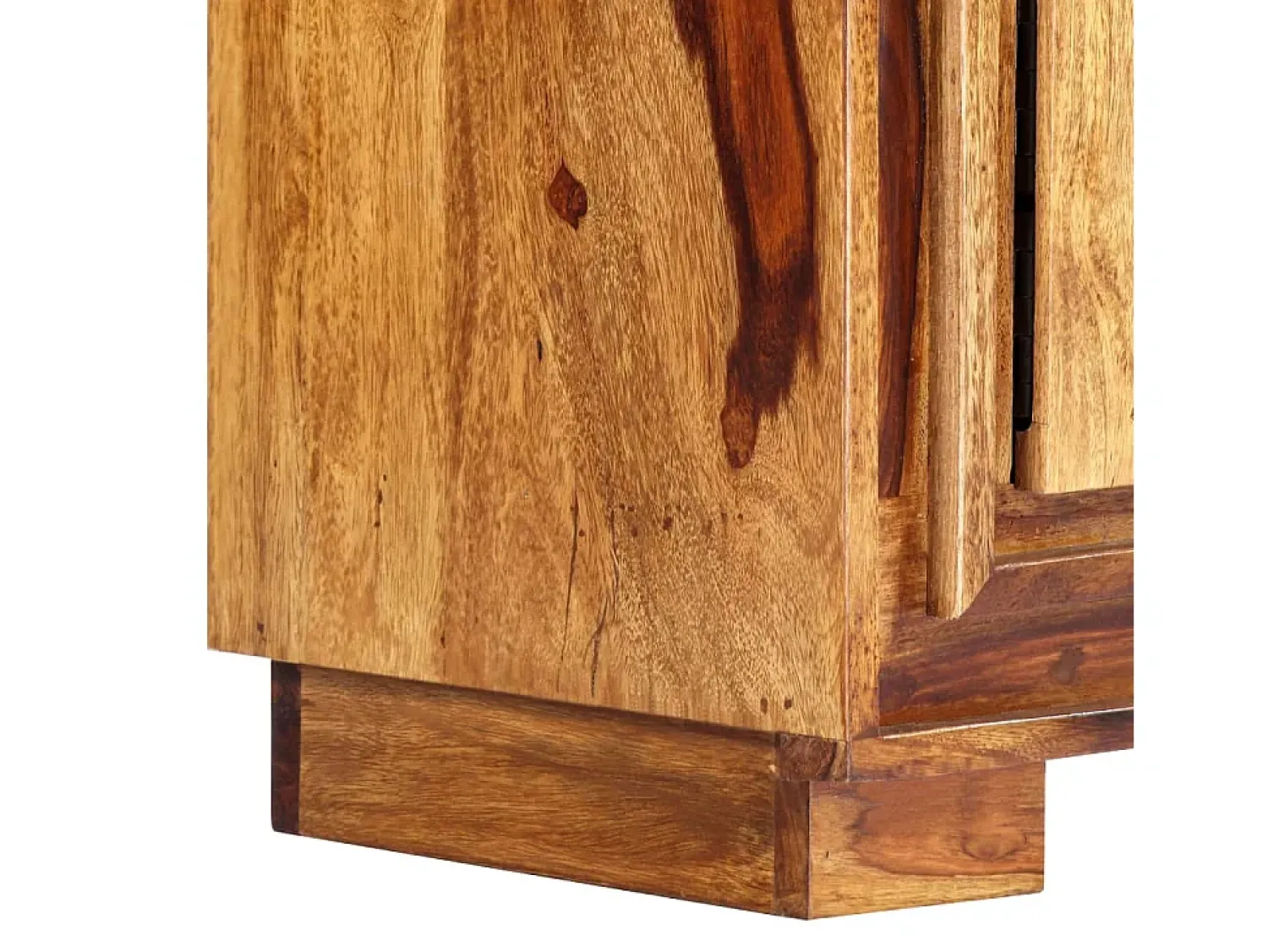 Outlet Móvel de TV 118x30x40 cm madeira de sheesham maciça PT216214 Castanho