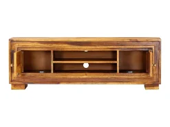 Outlet Móvel de TV 118x30x40 cm madeira de sheesham maciça PT216214 Castanho