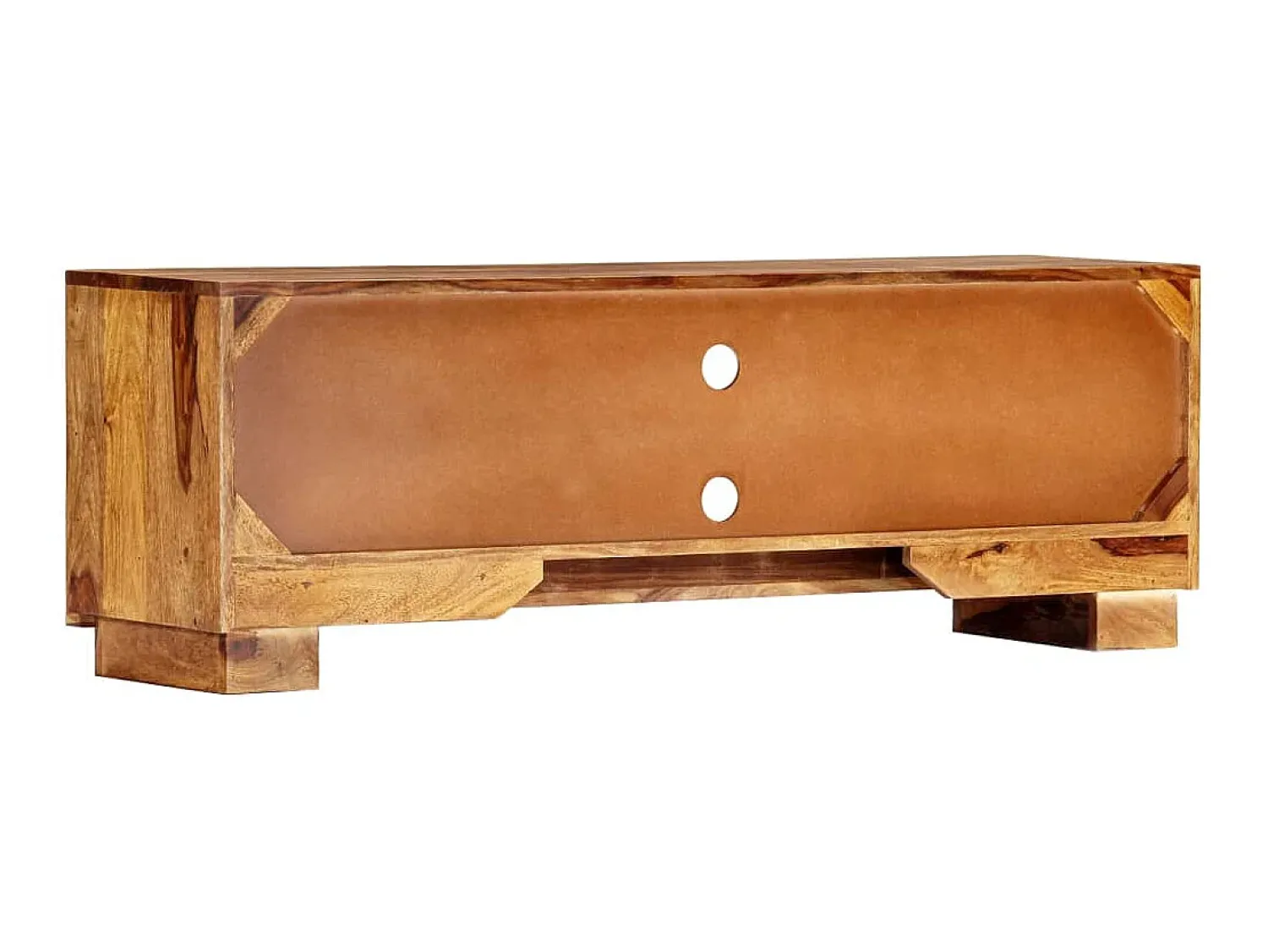 Outlet Móvel de TV 118x30x40 cm madeira de sheesham maciça PT216214 Castanho