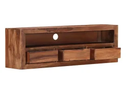 Móvel de TV 120x30x40 cm madeira sheesham maciça PT149434^ Móvel De Tv
