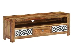 Online Móvel de TV 120x30x40 cm madeira de sheesham maciça PT240827 Castanho