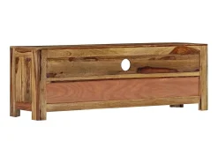 Online Móvel de TV 120x30x40 cm madeira de sheesham maciça PT240827 Castanho